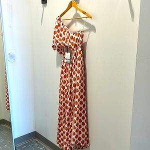 Velma Midi Dress Ottoman Dream Rooiboos